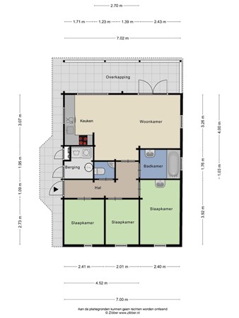 Floorplan - Boslaan 1-50, 7783 DD Gramsbergen